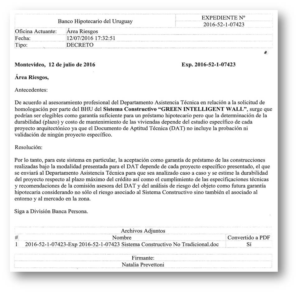 expediente banco hipotecario